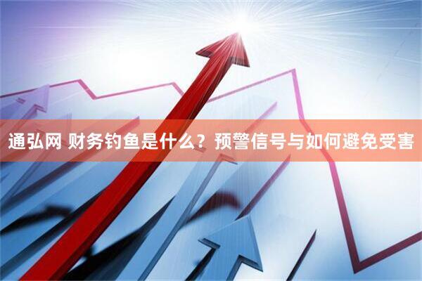 通弘网 财务钓鱼是什么？预警信号与如何避免受害